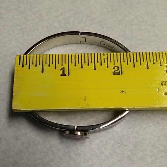 Coach Black and Silver Cuff Bracelet - Picture 4 of 4